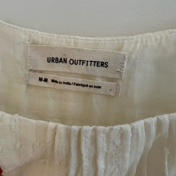 Urban Outfitters Dina Frock Beige Babydoll Dress size medium - Picture 7 of 7